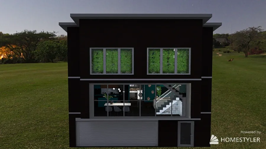 Nature Cabin Getaway 3d design renderings