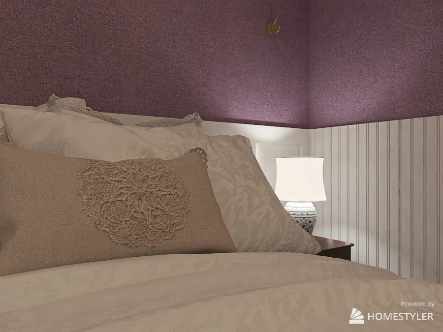 Bedroom & Living Room 3d design renderings
