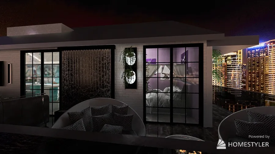 attico....modern  new yhork 3d design renderings