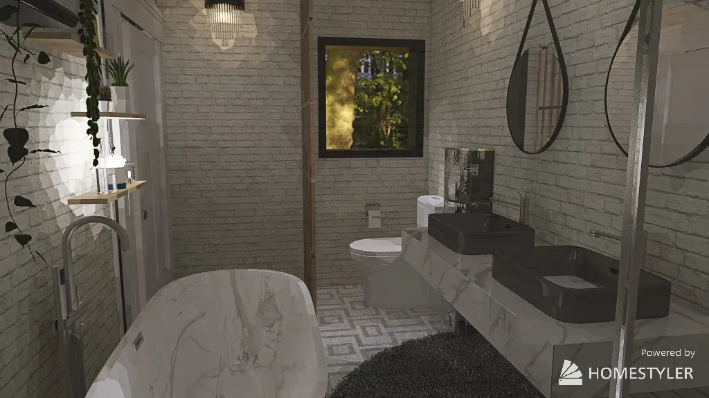 MasterBathroom 3d design renderings