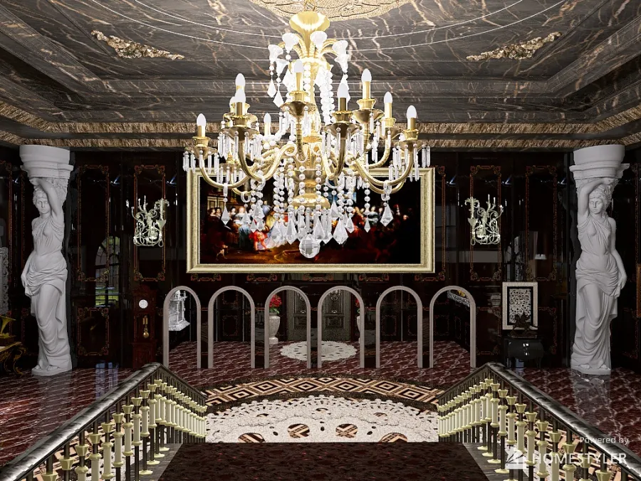 Victorian manor 3d design renderings