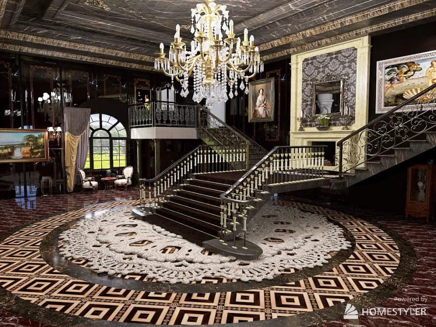 Victorian manor 3d design renderings