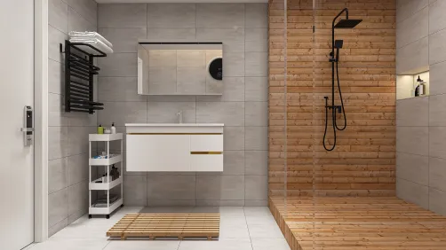 Original Wood Bathroom Design