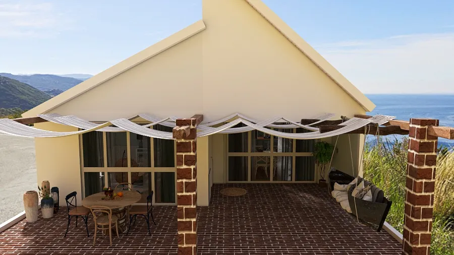 Casa Medirrânea 3d design renderings