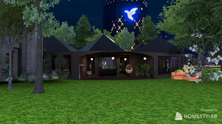 Hobbit Cottage 3d design renderings