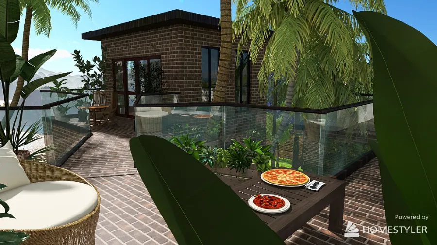 Rooftop Gem 3d design renderings