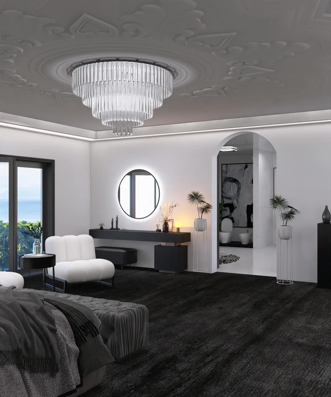 MasterBedroom 3d design renderings