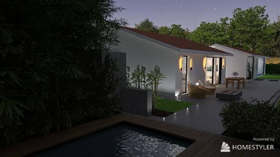 Relaxing Villa 3d design renderings