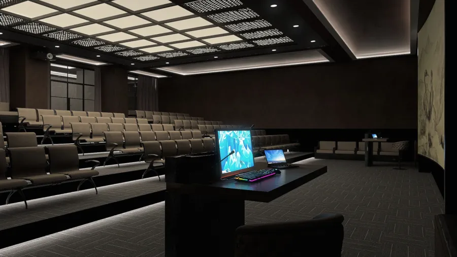 Cultural Center ＂Grand＂ 3d design renderings