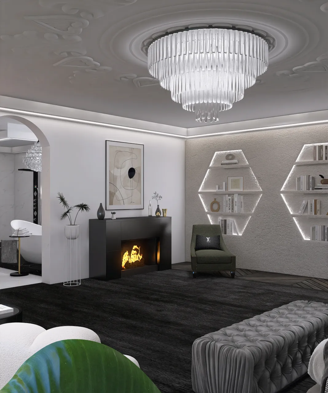 MasterBedroom 3d design renderings