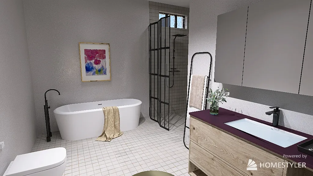 Bathroom 3d design renderings