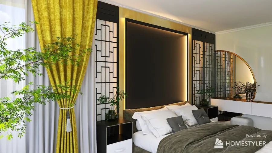 Dormitor Fam Cotofana 3d design renderings