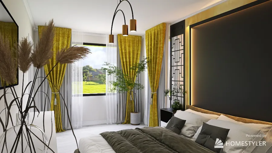 Dormitor Fam Cotofana 3d design renderings