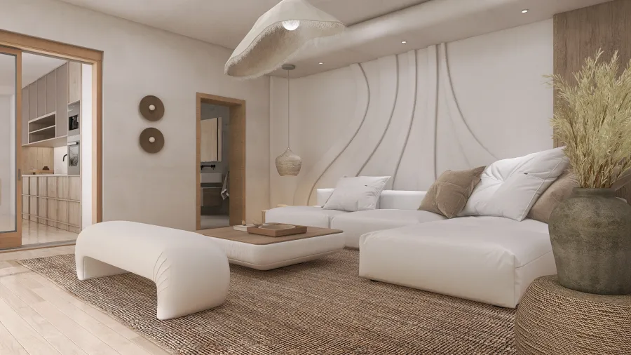 Sala de descanso 3d design renderings