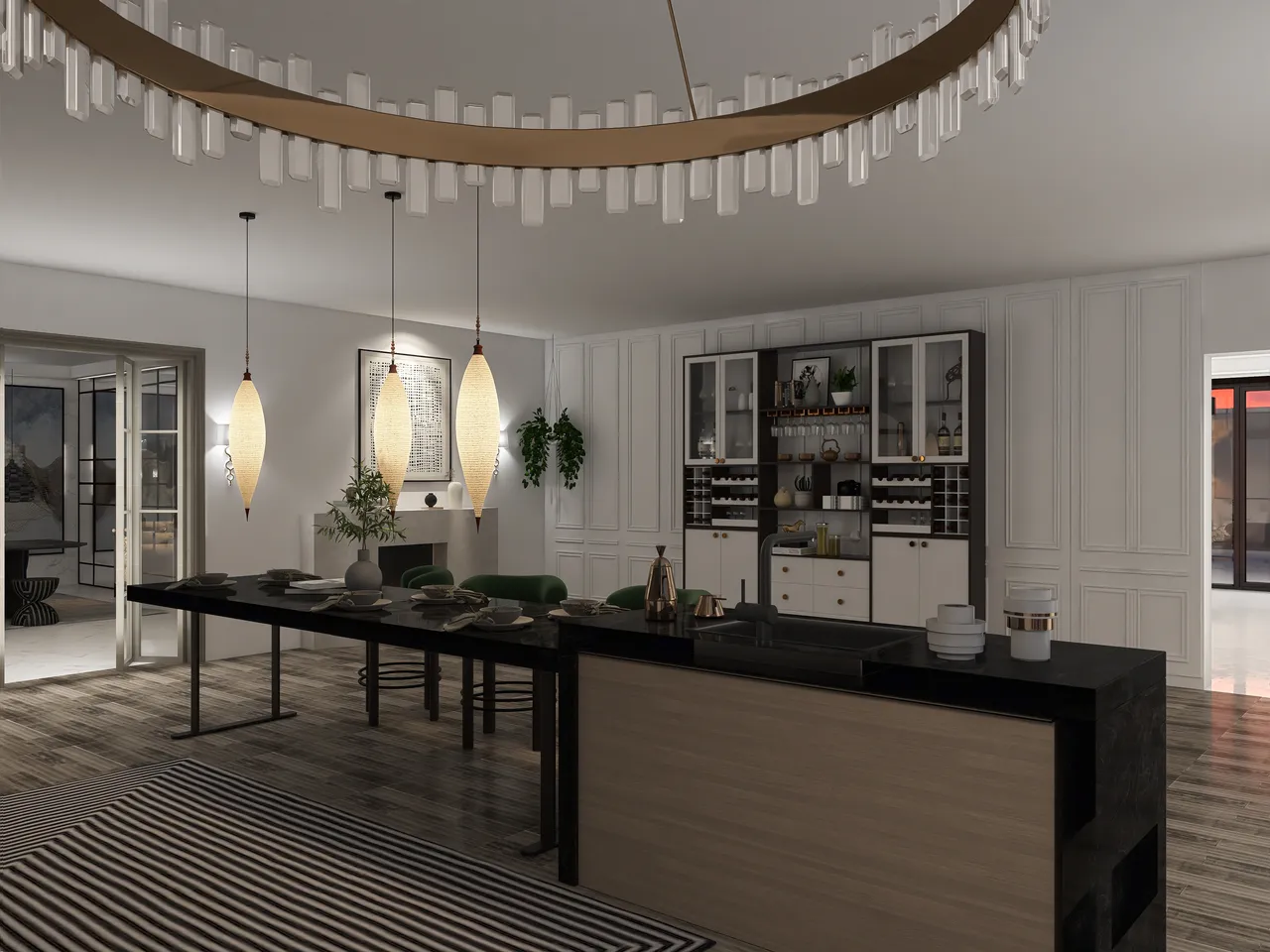 Kitchen 3d design renderings