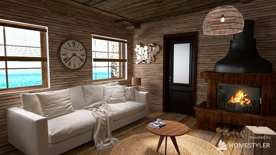 TINY HOUSE EN PLEINE MER 3d design renderings