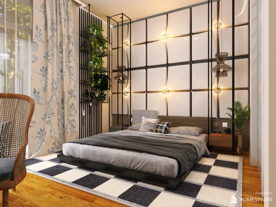 Спальня1 3d design renderings