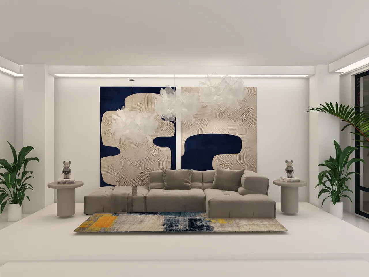 LivingRoom 3d design renderings