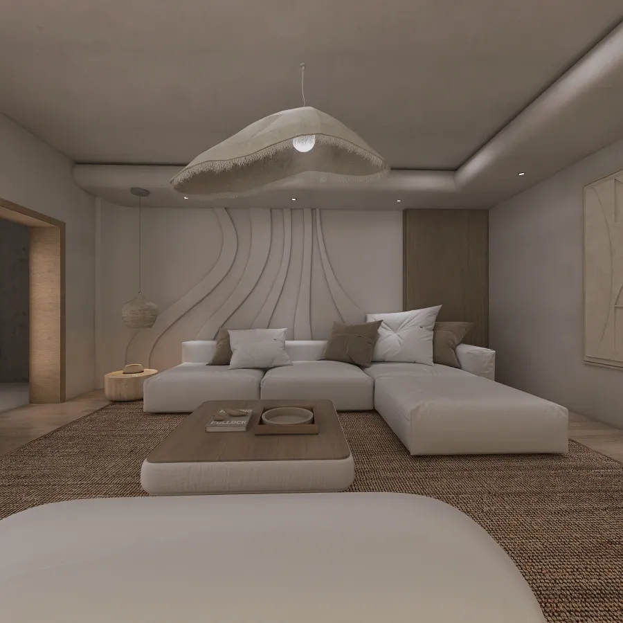 Sala de descanso 3d design renderings