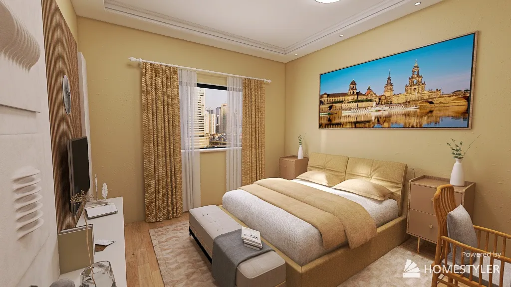 MasterBedroom 3d design renderings