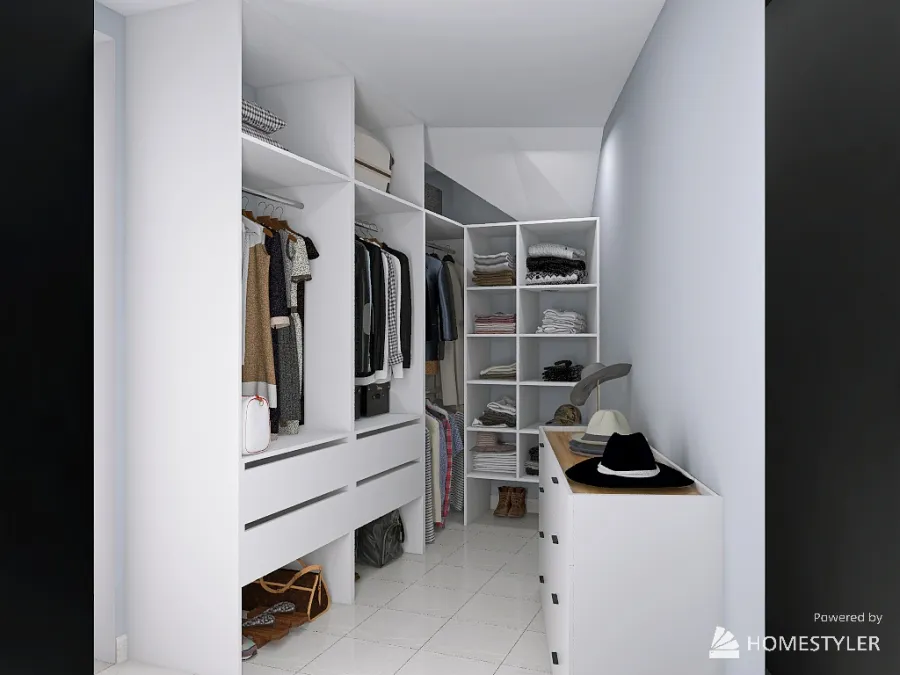 Storage room 3d design renderings