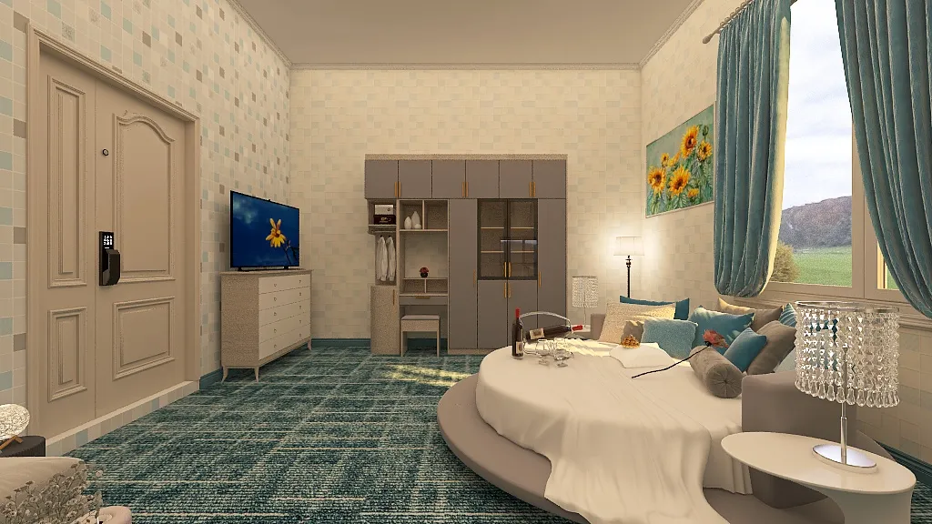 Bedroom 3d design renderings