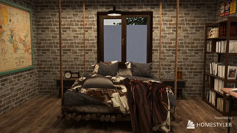 Leader Bedroom 3d design renderings