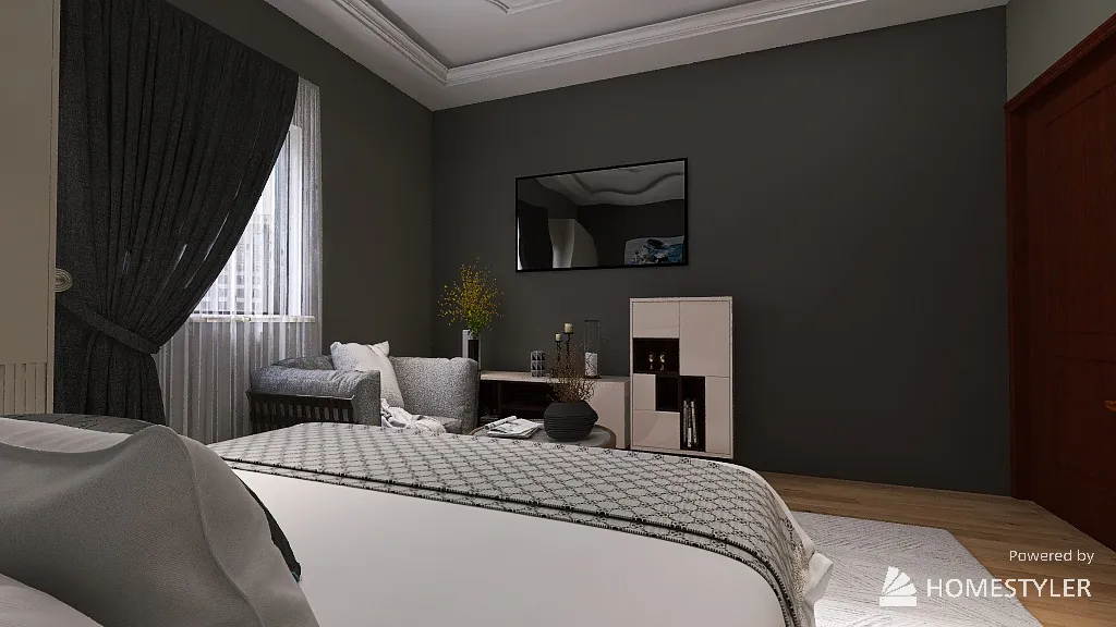 SecondBedroom 3d design renderings