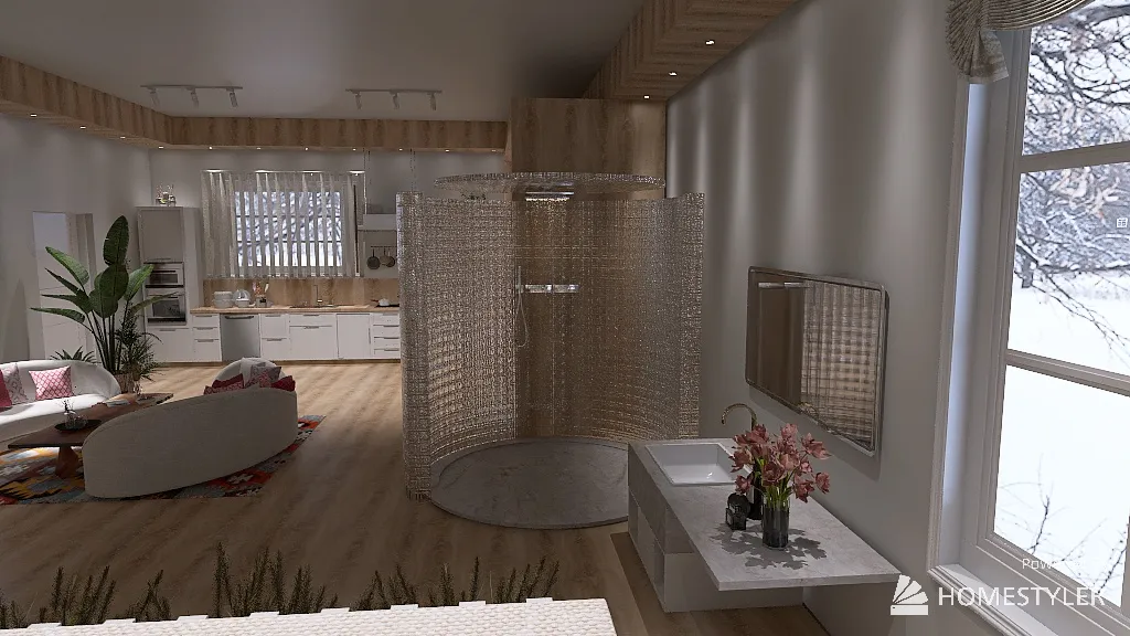 Con la casa a cuestas 3d design renderings