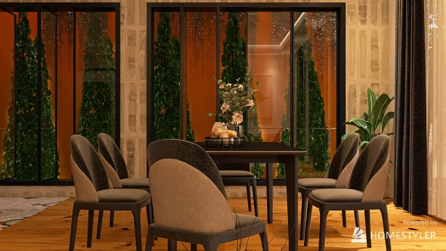 Sala de Jantar 3d design renderings