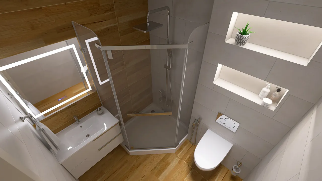 Bathroom 3d design renderings