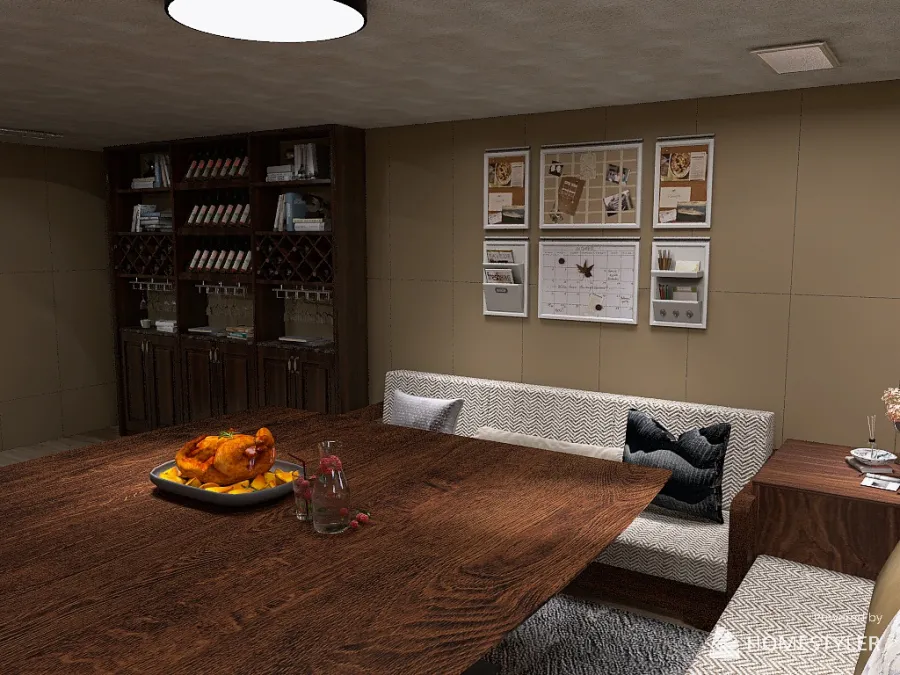 Sala da Pranzo 3d design renderings