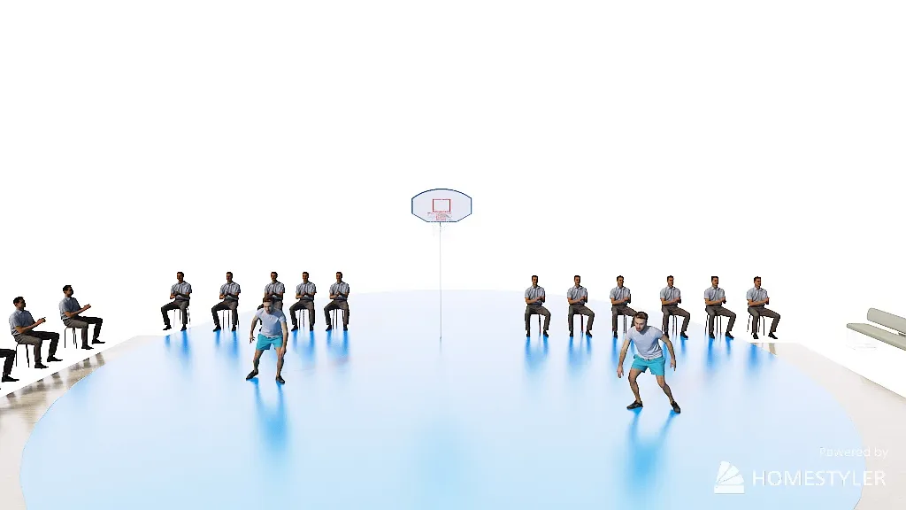 basketball court 3d design renderings