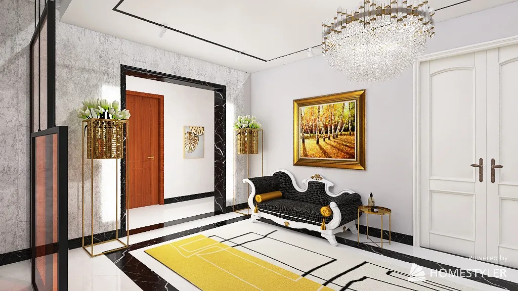 LivingDiningRoom 3d design renderings