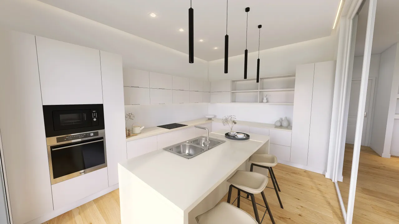 Kitchen 3d design renderings