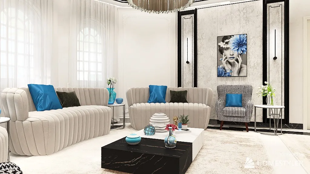 LivingRoom 3d design renderings