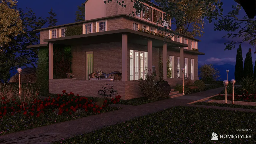 The house where nostalgia lives 3d design renderings