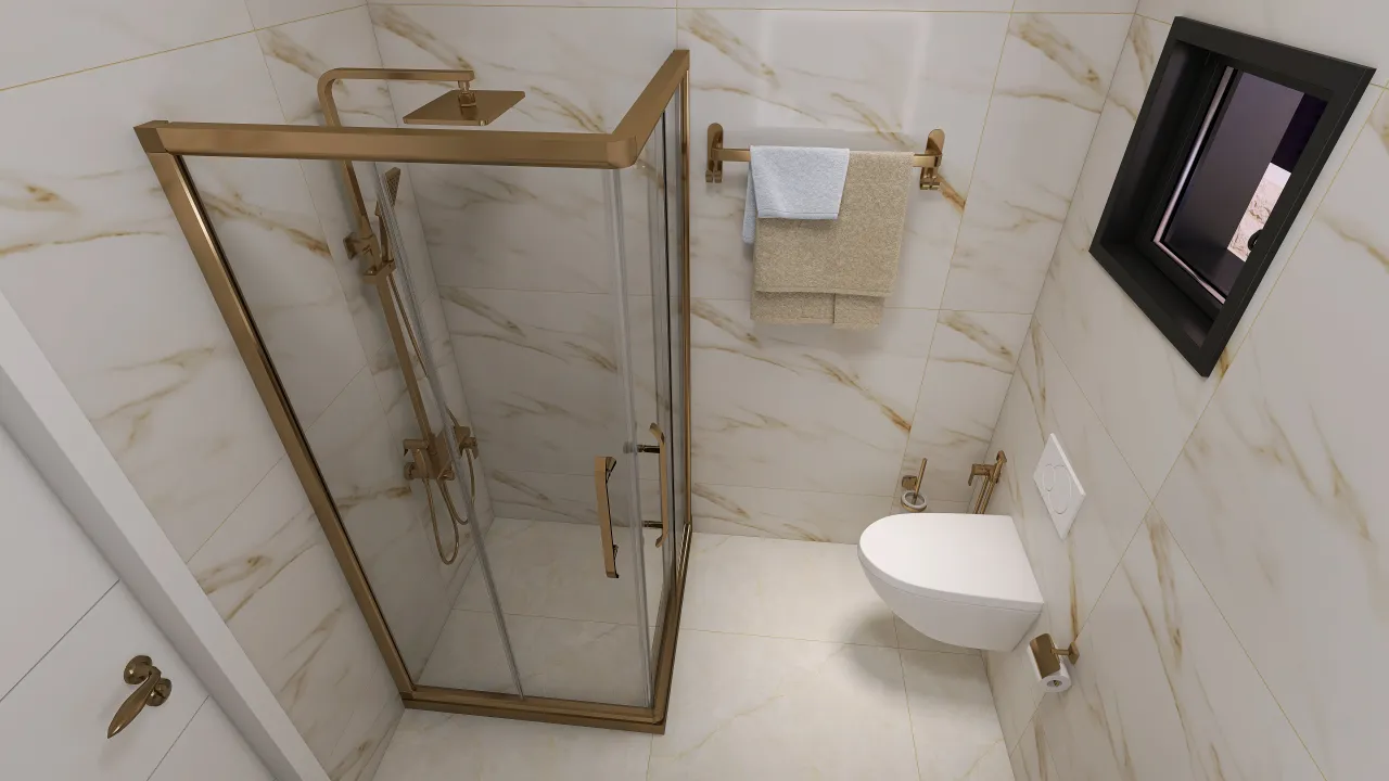 Bathroom 3d design renderings