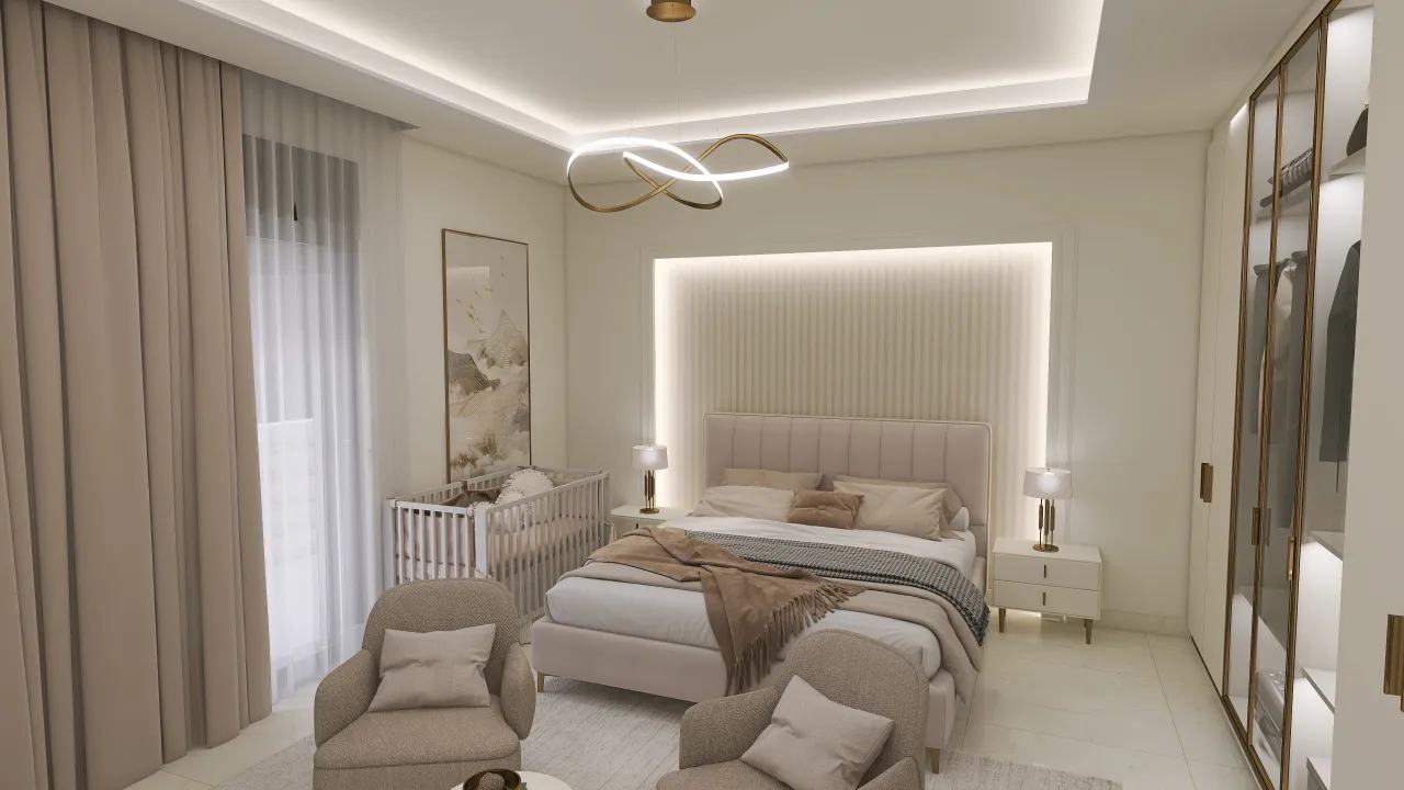 Bedroom 3d design renderings