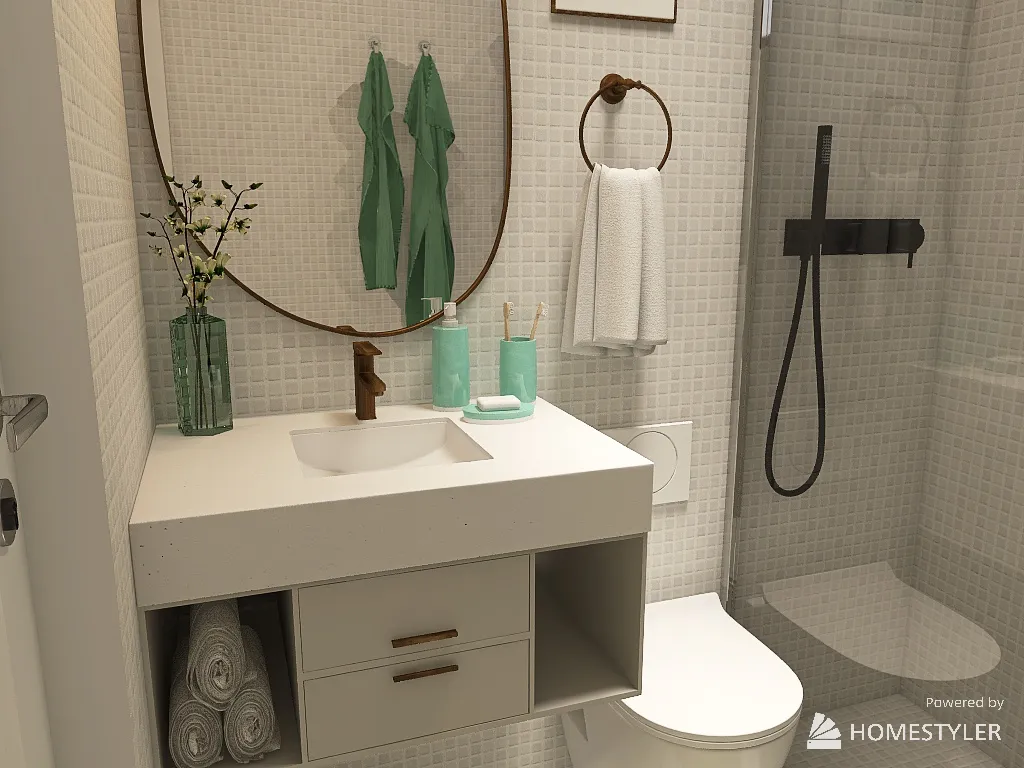 Bathroom 3d design renderings