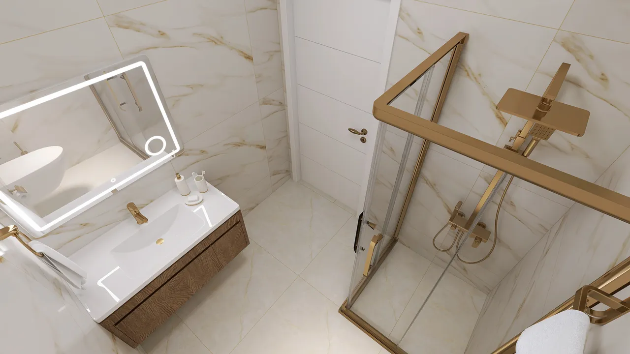 Bathroom 3d design renderings