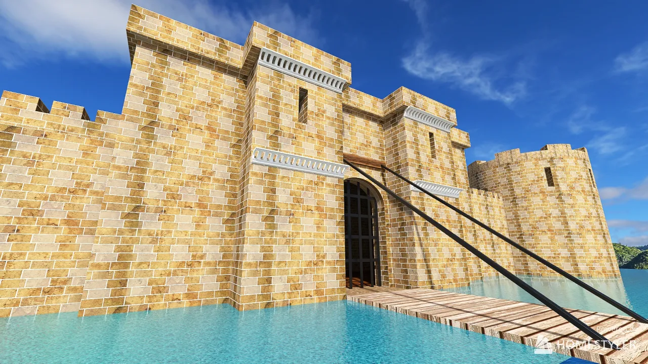 castle 3d design renderings