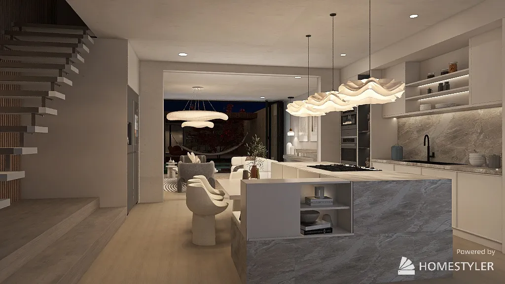 TownHouse Minimalista 3d design renderings