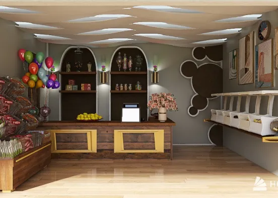 Candystore Design Rendering