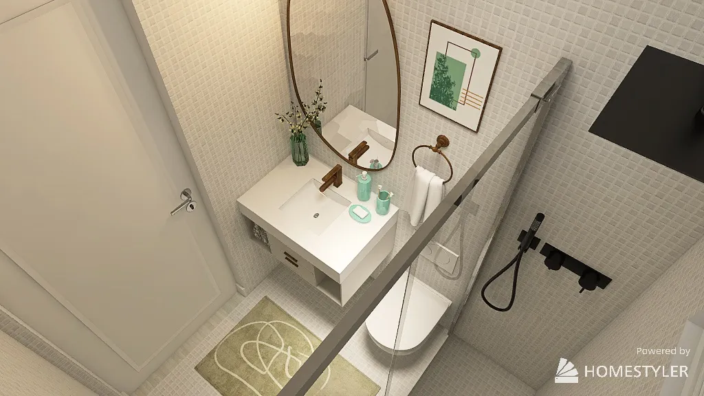 Bathroom 3d design renderings