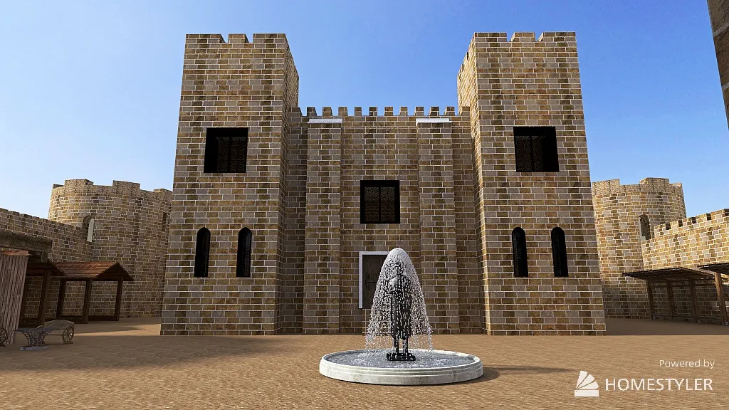 castle 3d design renderings