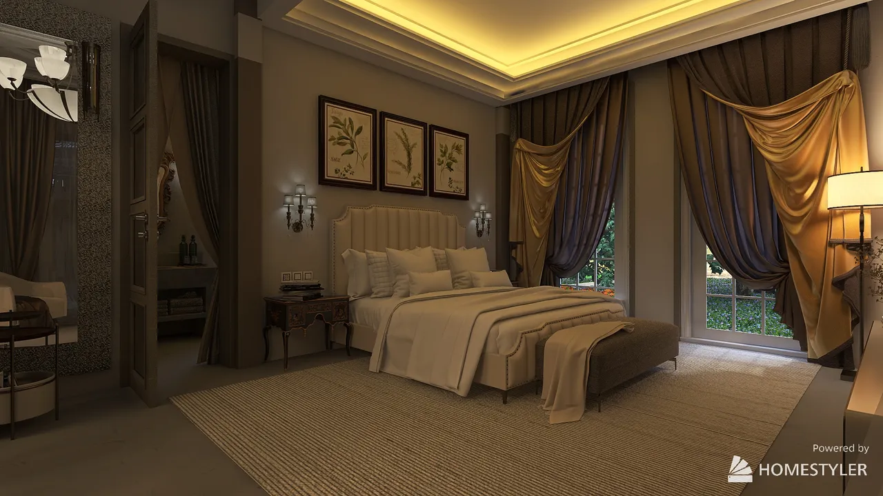 MasterBedroom 3d design renderings