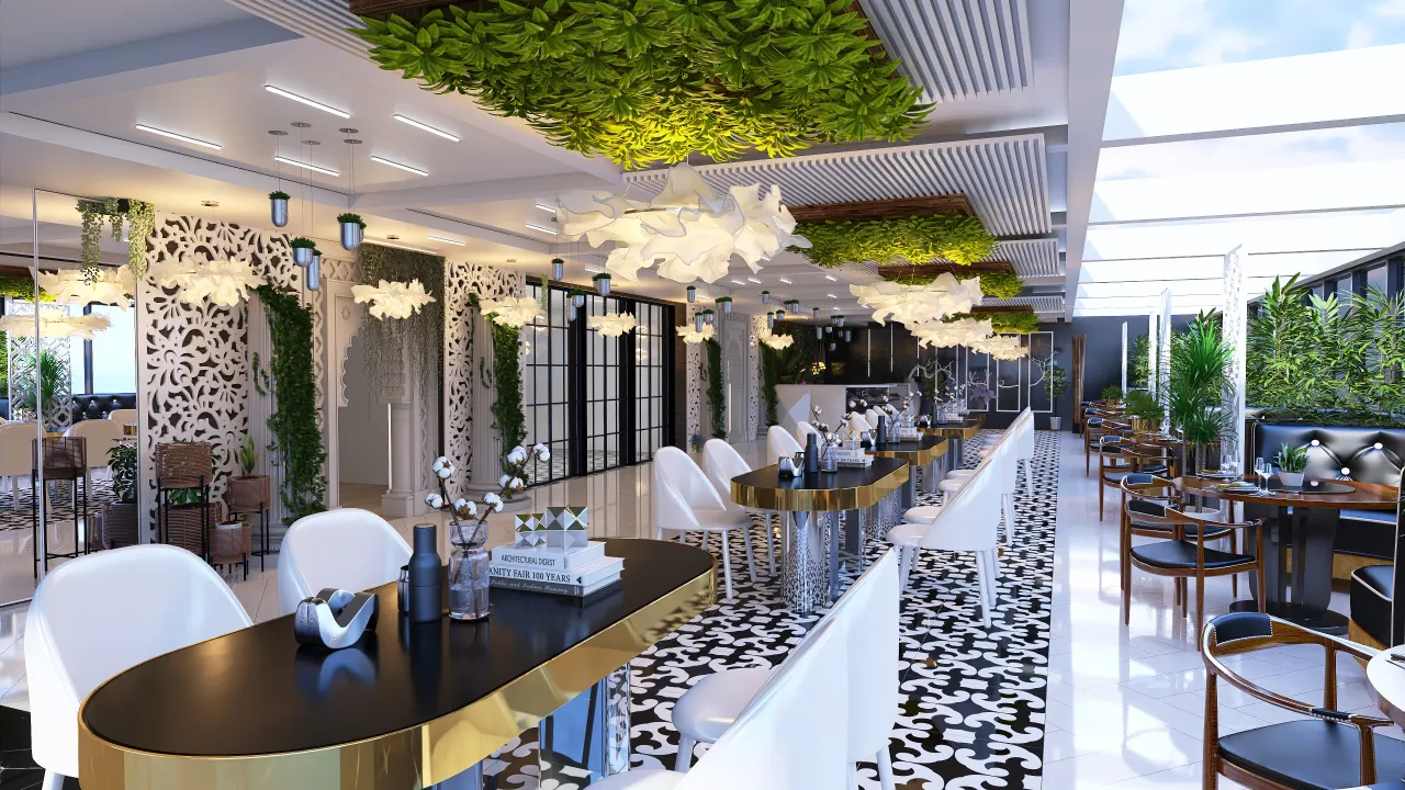 cefa restorant 3d design renderings