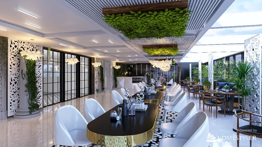 cefa restorant 3d design renderings