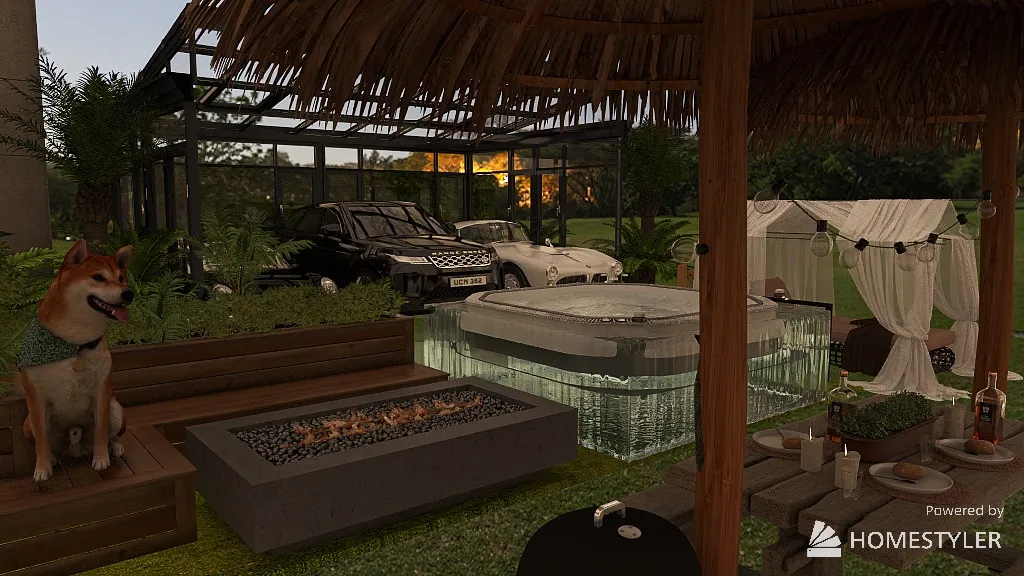 outdoor classy 3d design renderings